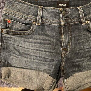 Women's HUDSON dark blue denim shorts‎